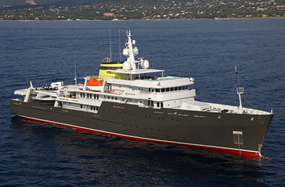 76.6m Expedition Vessel YERSIN New to the Charter Market